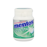 Mentos Gum greenmint white pot 40 Stuks