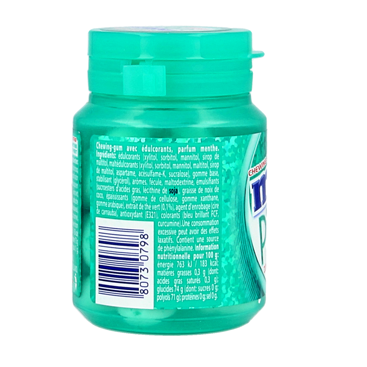 Mentos Gum pure wintergreen pot 30.00 Stuks