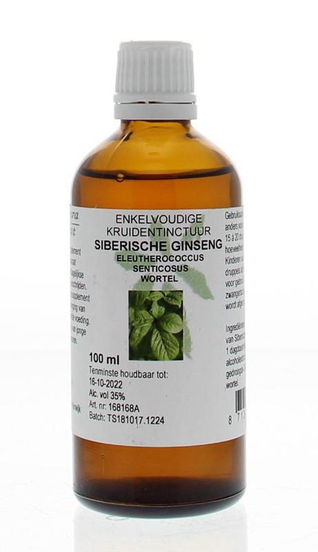 Cruydhof Siberische ginseng wortel 100.00 Milliliter