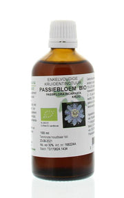 Cruydhof Passiflora incarnata herb/passiebloem tinctuur bio 100.00 Milliliter