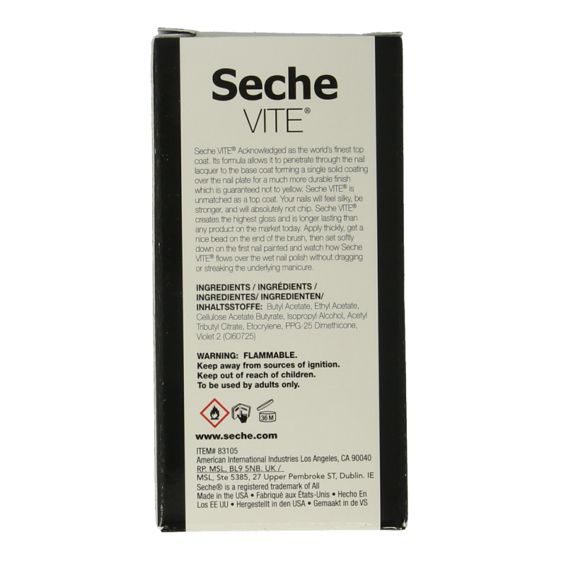 Seche Vite Nagellak dry fast top coat 14 Milliliter