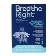 Breathe Right Neusstrips clear 30.00 Stuks