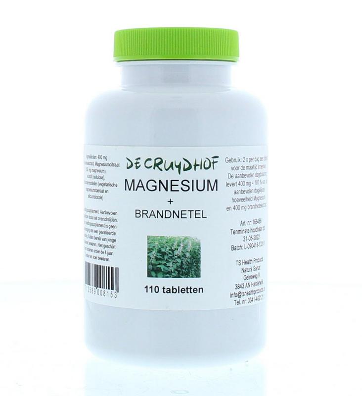 Cruydhof Magnesium en brandnetel 110.00 Tabletten