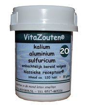 Vitazouten Kalium aluminium sulfuricum VitaZout nr. 20 120.00 Tabletten