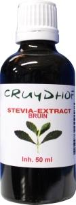 De Cruydhof Stevia extract bruin 50.00 Milliliter