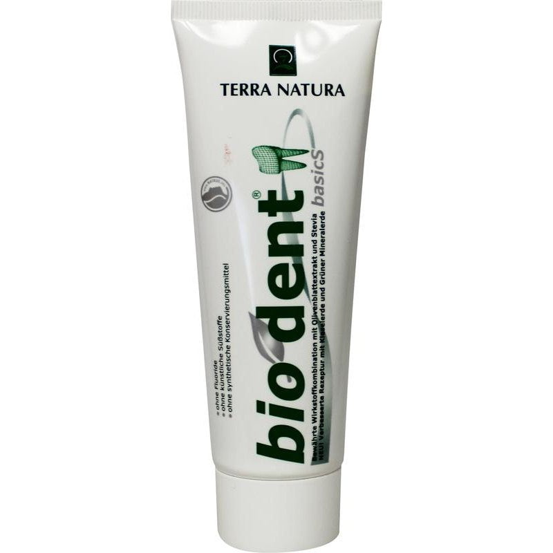 Biodent Tandpasta stevia basic 75 Milliliter