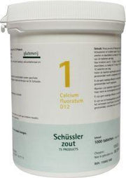 Pflüger Calcium fluoratum 1 D12 Schussler 1000.00 Tabletten