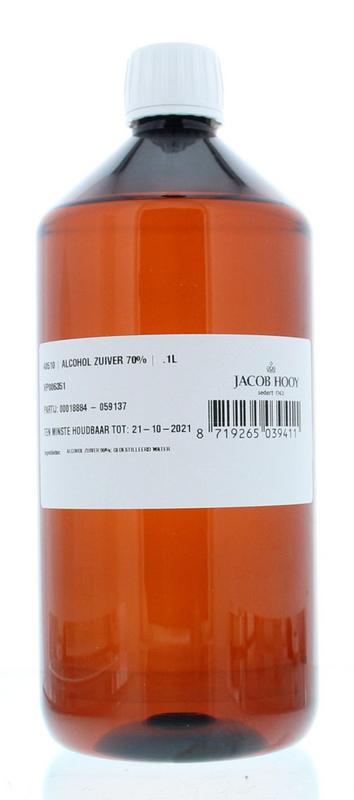 Jacob Hooy Alcohol zuiver 70% 1.00 Liter