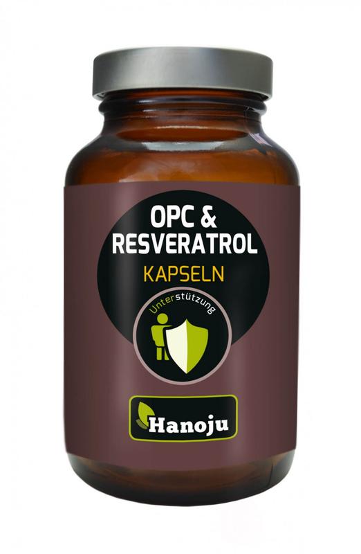 Hanoju OPC resveratrol camu camu 90.00 Capsules