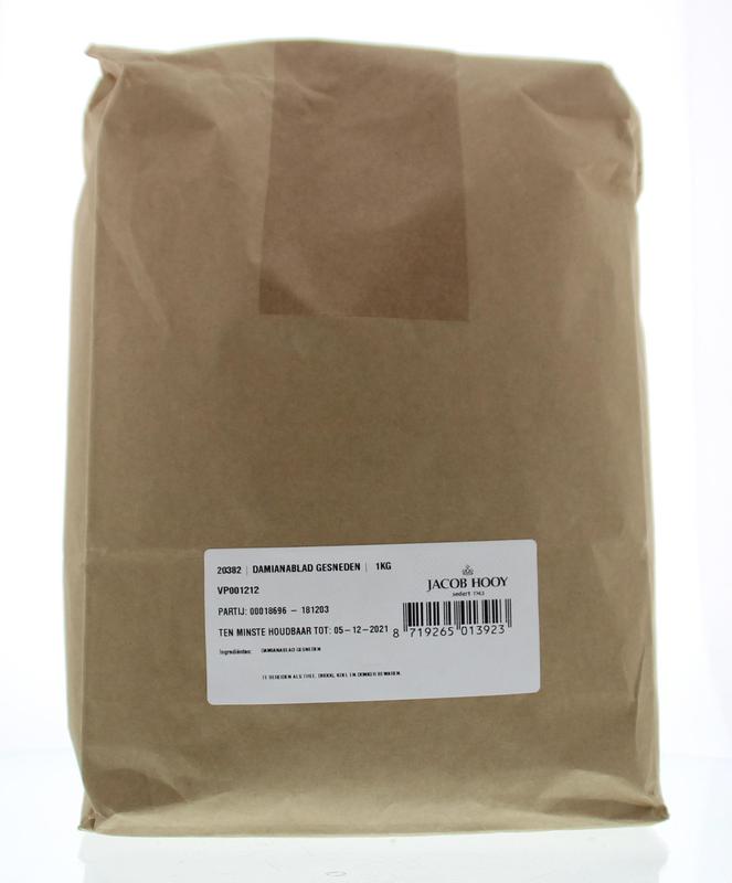 Jacob Hooy Damiana blad gesneden 1.00 Kilogram