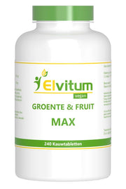 Elvitum  Groente en fruit max 240 Kauwtabletten