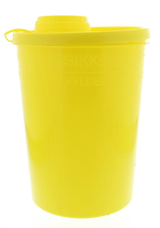 Blockland Naaldencontainer large geel 2 Liter