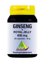 SNP Ginseng + royal jelly 600 mg 60.00 Capsules