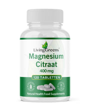Livinggreens Magnesium citraat 400mg 120.00 Tabletten