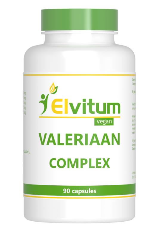 Elvitum  Valeriaan complex 90 Vegetarische capsules