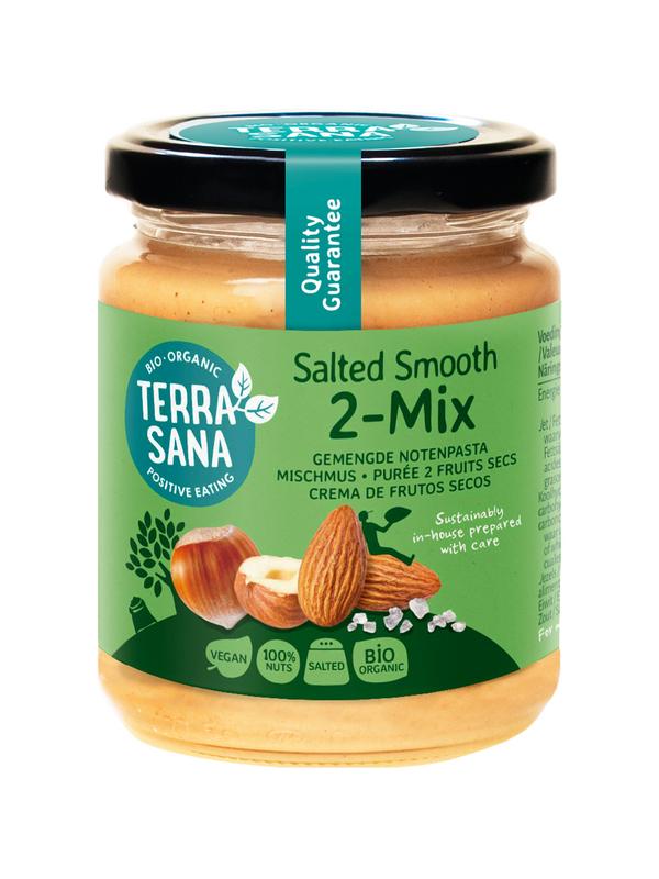 TerraSana 2 mix notenpasta hazelnoot amandelpasta  bio 250.00 Gram