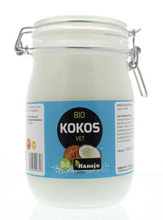 Hanoju Kokosolie geurloos beugelglas bio 1.00 Liter