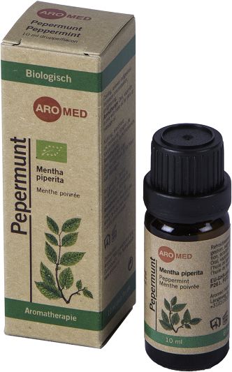 Aromed Pepermunt olie bio 10.00 Milliliter