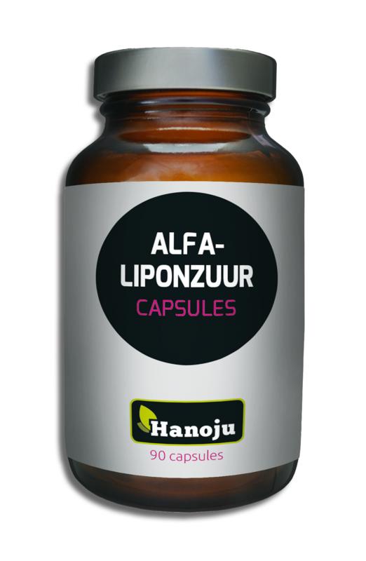 Hanoju Alfa liponzuur 90.00 Vegetarische capsules
