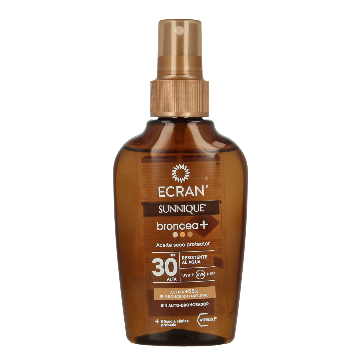 Ecran Sunnique aceite broncea+ SPF30 100.00 Milliliter