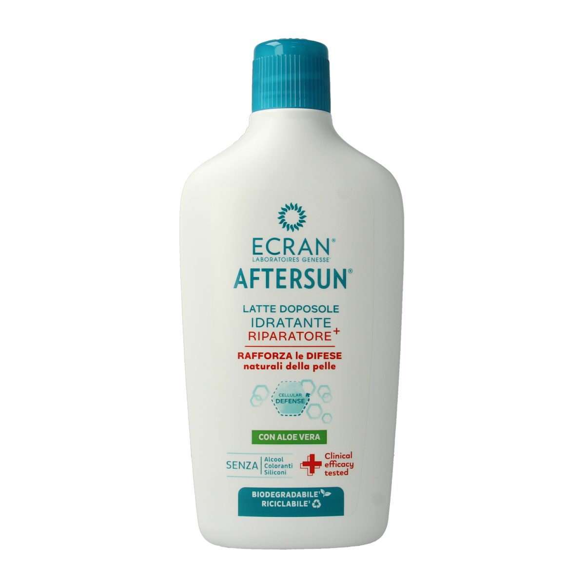 Ecran Aftersun melk hydraterend & kalmerend aloe vera 400.00 Milliliter