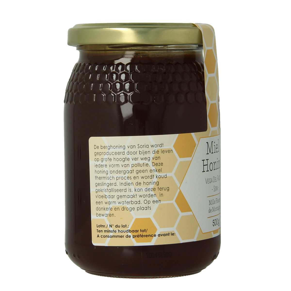 Soria Natural Honing berghoning miel aromatica 500.00 Gram