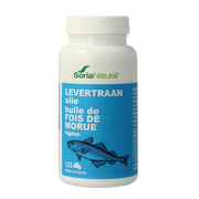 Soria Natural Higabac levertraanolie 125.00 Softgels