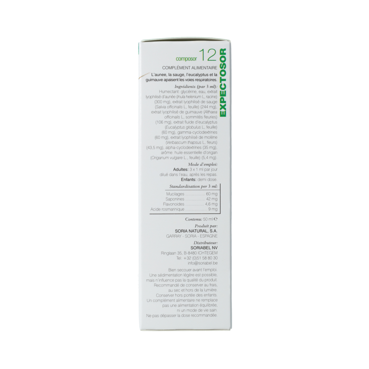 Soria Natural Composor 12 expectosor XXI 50.00 Milliliter