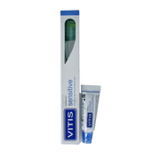 Vitis Tandenborstel sensitive met sample tandpasta 1.00 Set