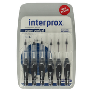 Interprox Super ragers conical donker blauw 6.00 Stuks