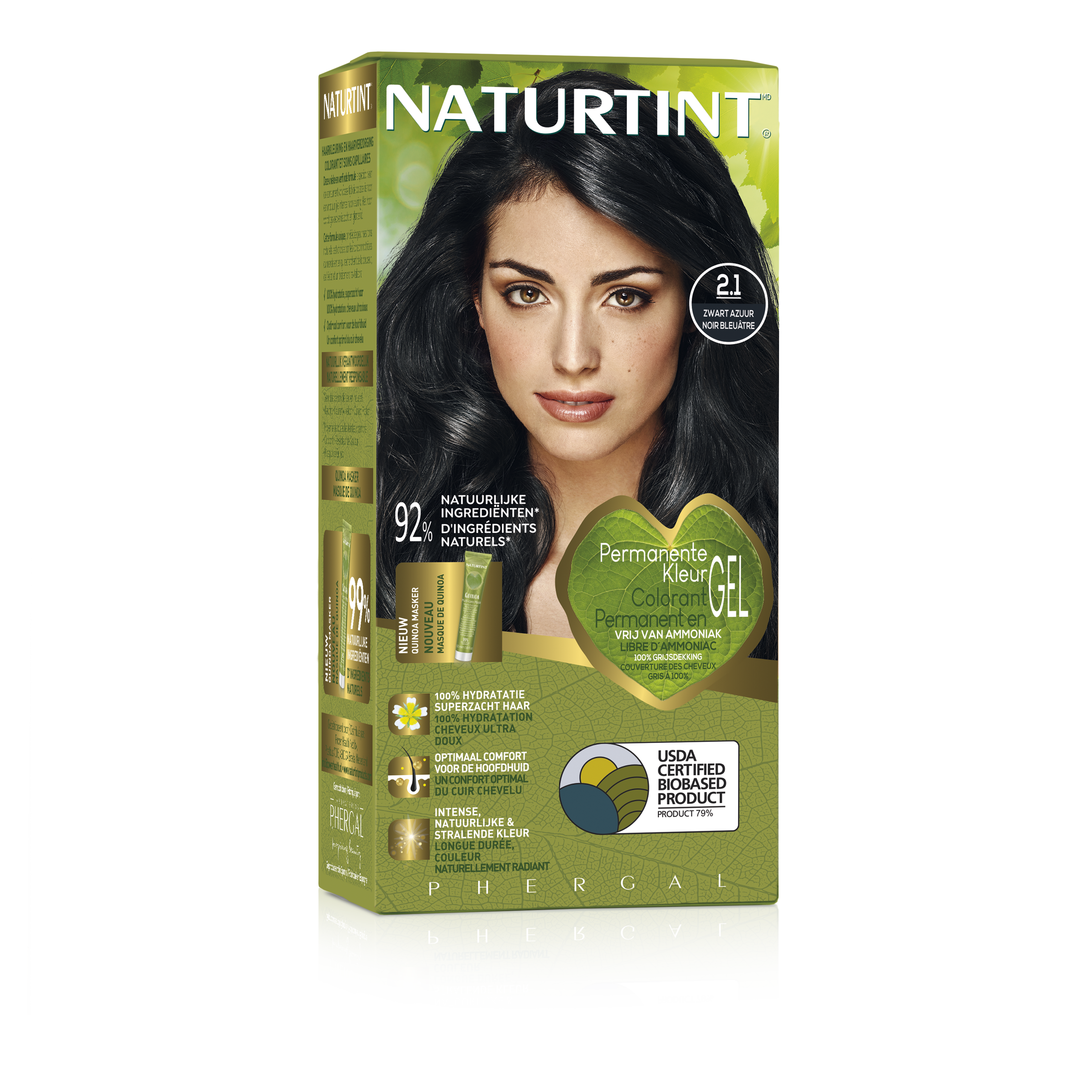 Naturtint 2.1 Zwart azuur 170.00 Milliliter