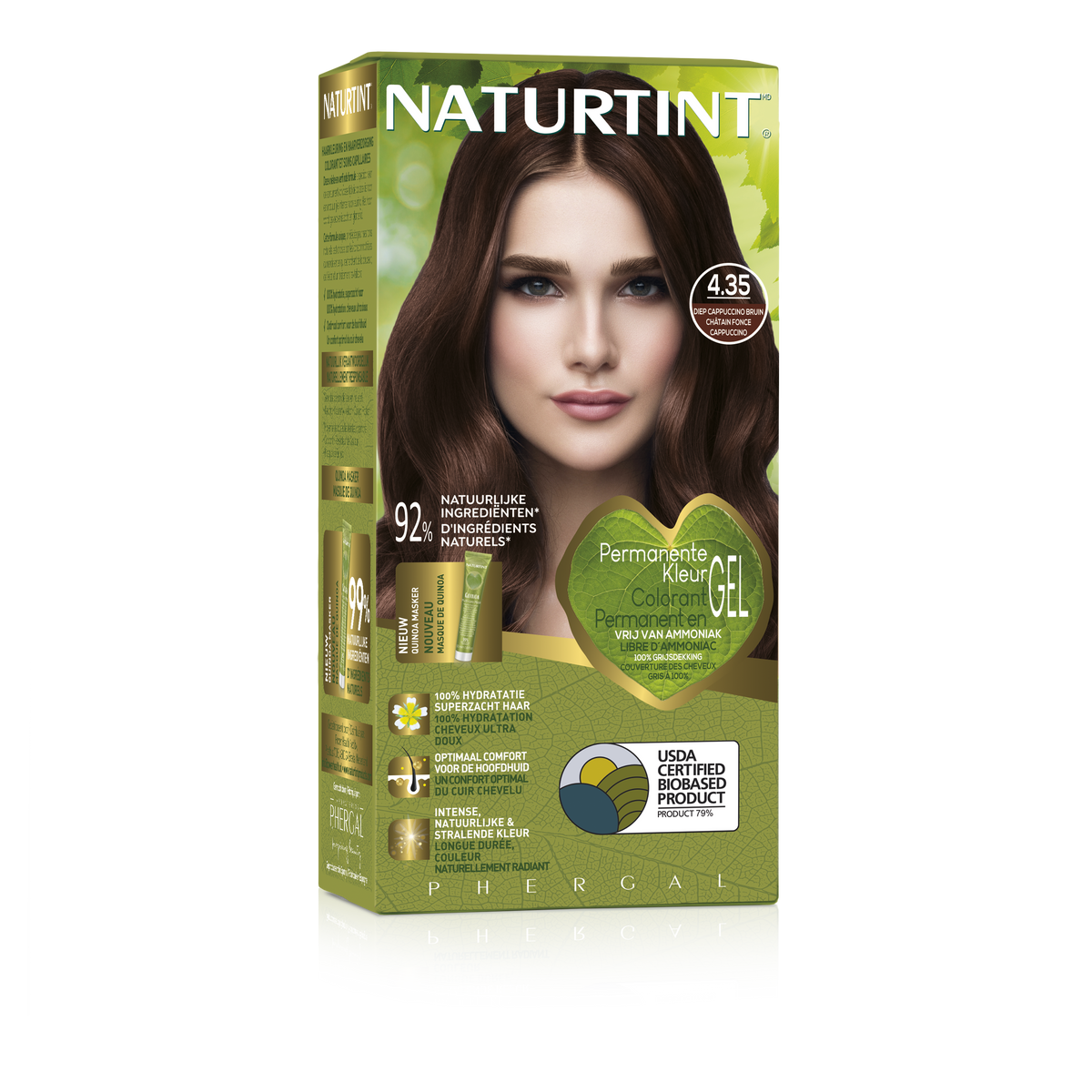 Naturtint 4.35 Diep cappuccino bruin 170.00 Milliliter
