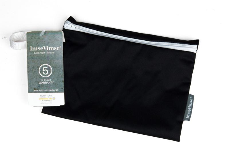 Imsevimse Wet bag reiszakje zwart wasbaar 1.00 Stuks