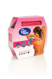 Cure Tape Kinesiotape roze 31.5m x 5cm 1 Stuks