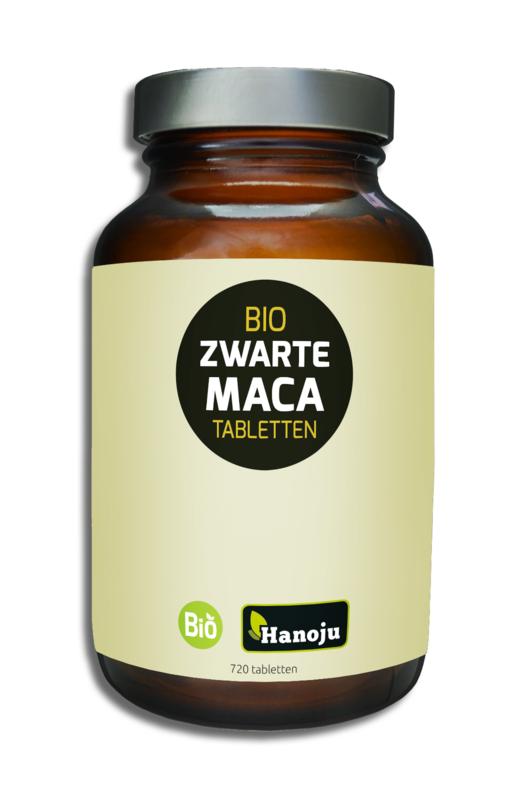 Hanoju Bio zwarte maca tabletten 720.00 Tabletten