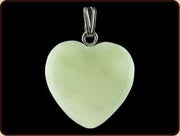 Ruben Robijn Hanger hart 20mm jade 1.00 Stuks