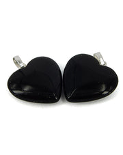 Ruben Robijn Hanger hart 20 mm onyx 1 Stuks