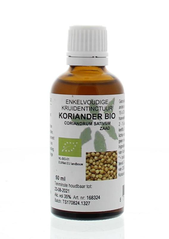 Cruydhof Coriandrum sativum / koriander tinctuur bio 50.00 Milliliter