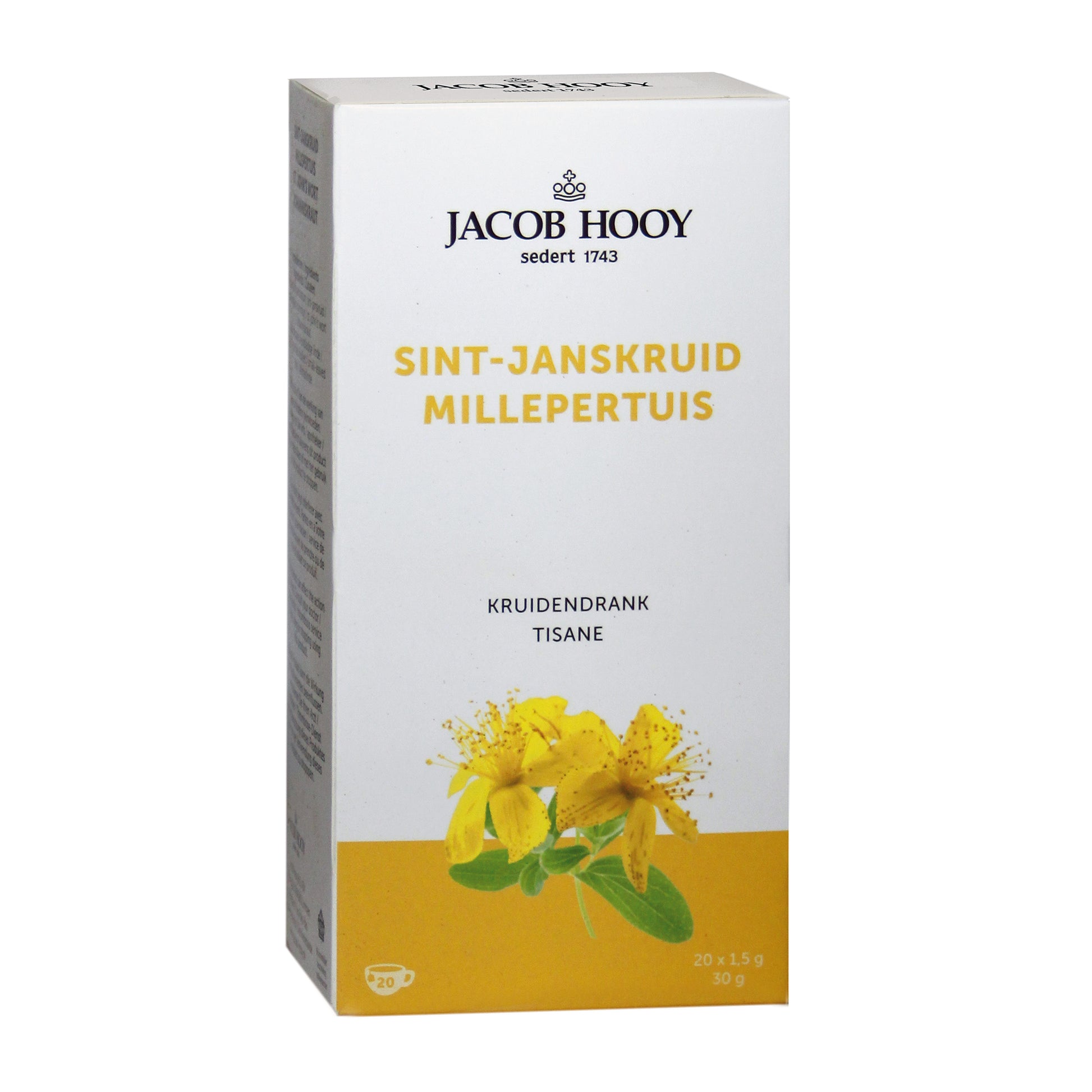 Jacob Hooy Sint Janskruid theezakjes gold 20.00 Zakjes