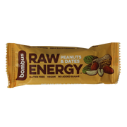 Bombus Raw energy bar peanut & dates 50.00 Gram
