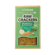 Lifefood Life crackers zuurkool boekweit raw bio 90.00 Gram