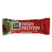 Lifefood Lifebar proteine aardbei bio 40.00 Gram