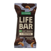 Lifefood Lifebar oatsnack proteine chocolate delight bio 40 Gram