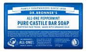 Dr Bronners Barsoap pepermunt 140.00 Gram
