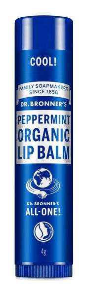 Dr Bronners Lipbalsem pepermunt 4.00 Gram