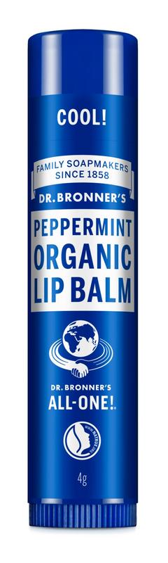 Dr Bronners Lipbalsem pepermunt 4.00 Gram
