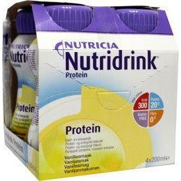 Nutridrink Protein vanille 200ml 4 Stuks