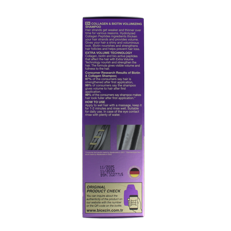 Bioxcin Collageen volume shampoo 300 Milliliter