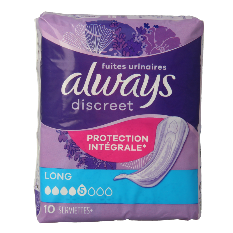 Always Discreet verband long 10 Stuks