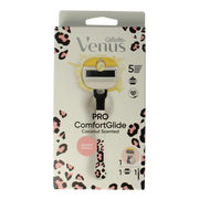 Gillette Comfortglide coconut modular leopard razor 1.00 Stuks